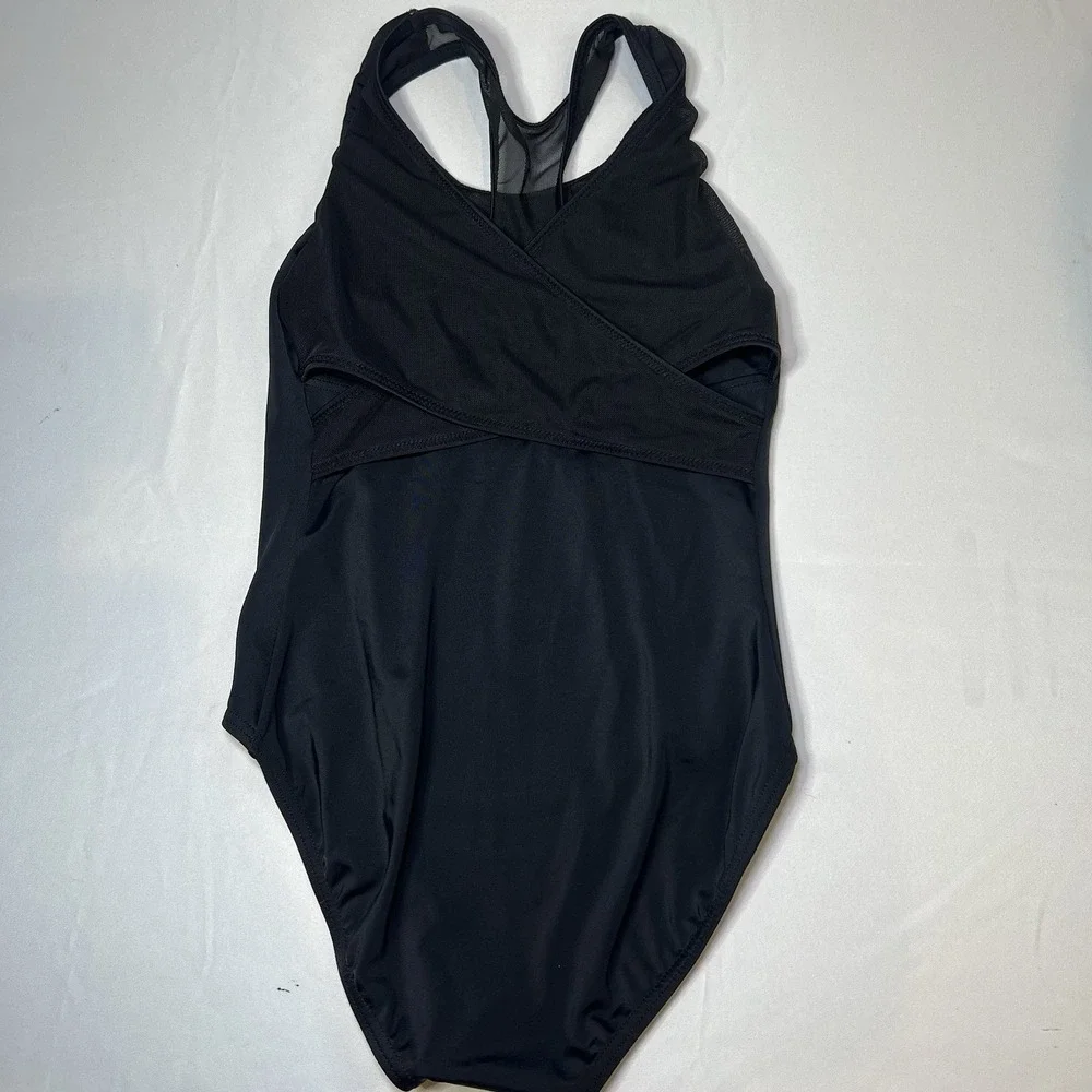 Girls Balera Size MC Black Dance Ballet Leotard Gymnastic Costume Acrobatic Jazz